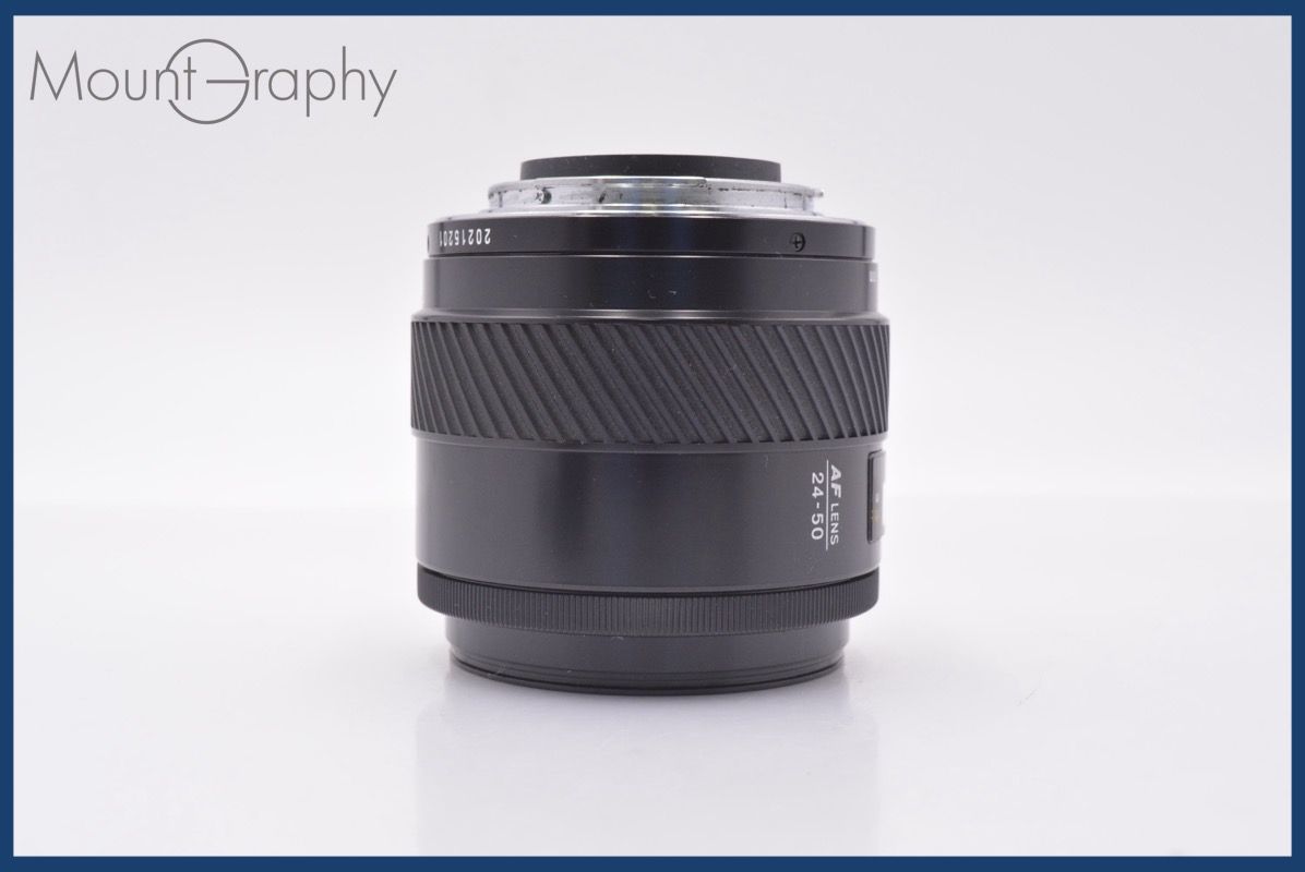 動作保証】 ミノルタ MINOLTA AF ZOOM 24-50mm F4 前後キャップ&レンズ