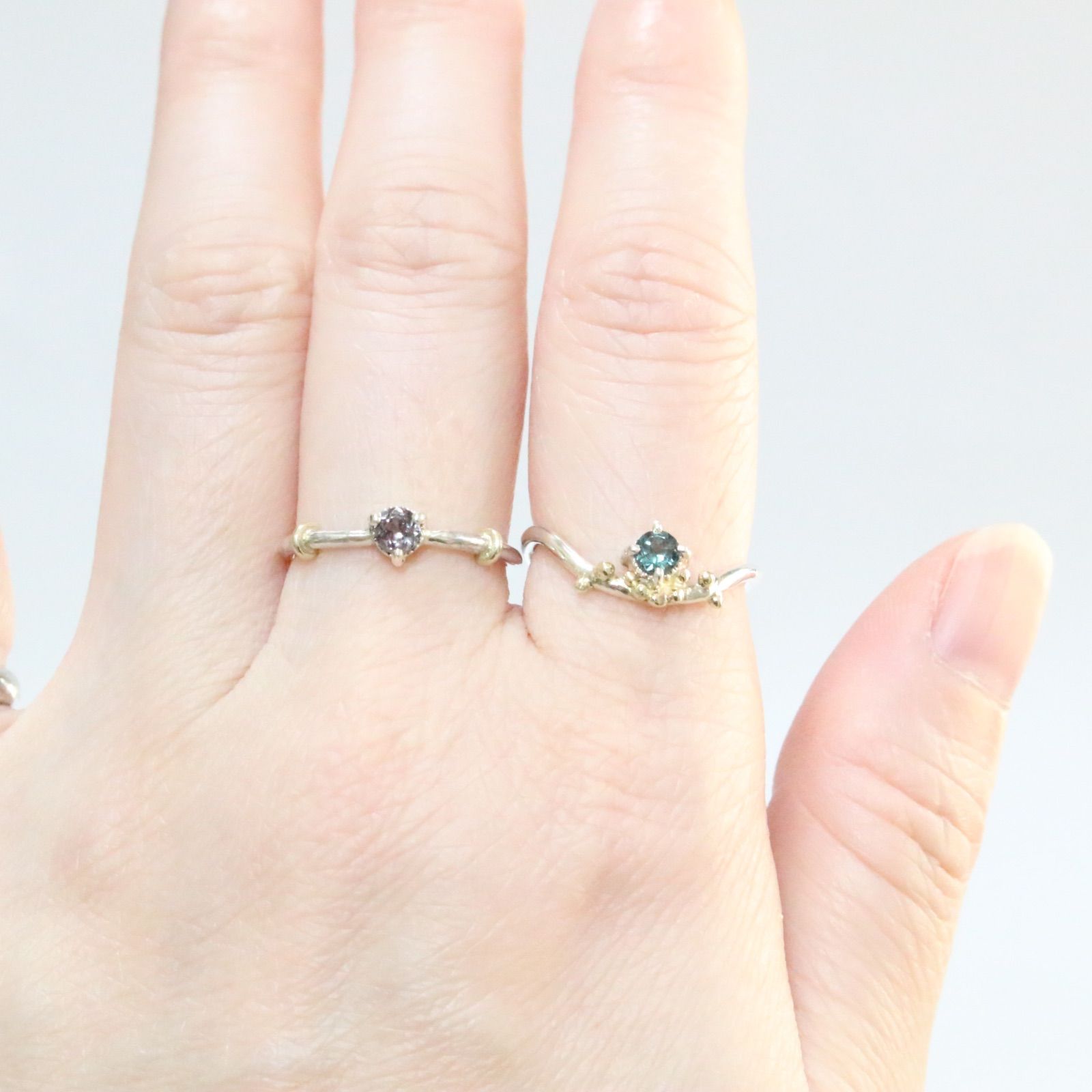 まるでマラヤな赤紫色✴︎ベキリーカラーチェンジガーネットK10小