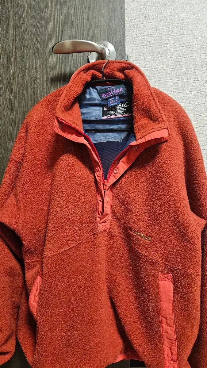  モンベル ジャパン オレンジ色 フリース プルオーバー その他 アウター