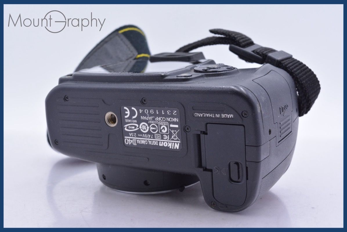 ⊂*⊃様 ニコンD40 デジタル一眼レフ ニコン、同社最軽量のデジタル一眼レフ「D40」