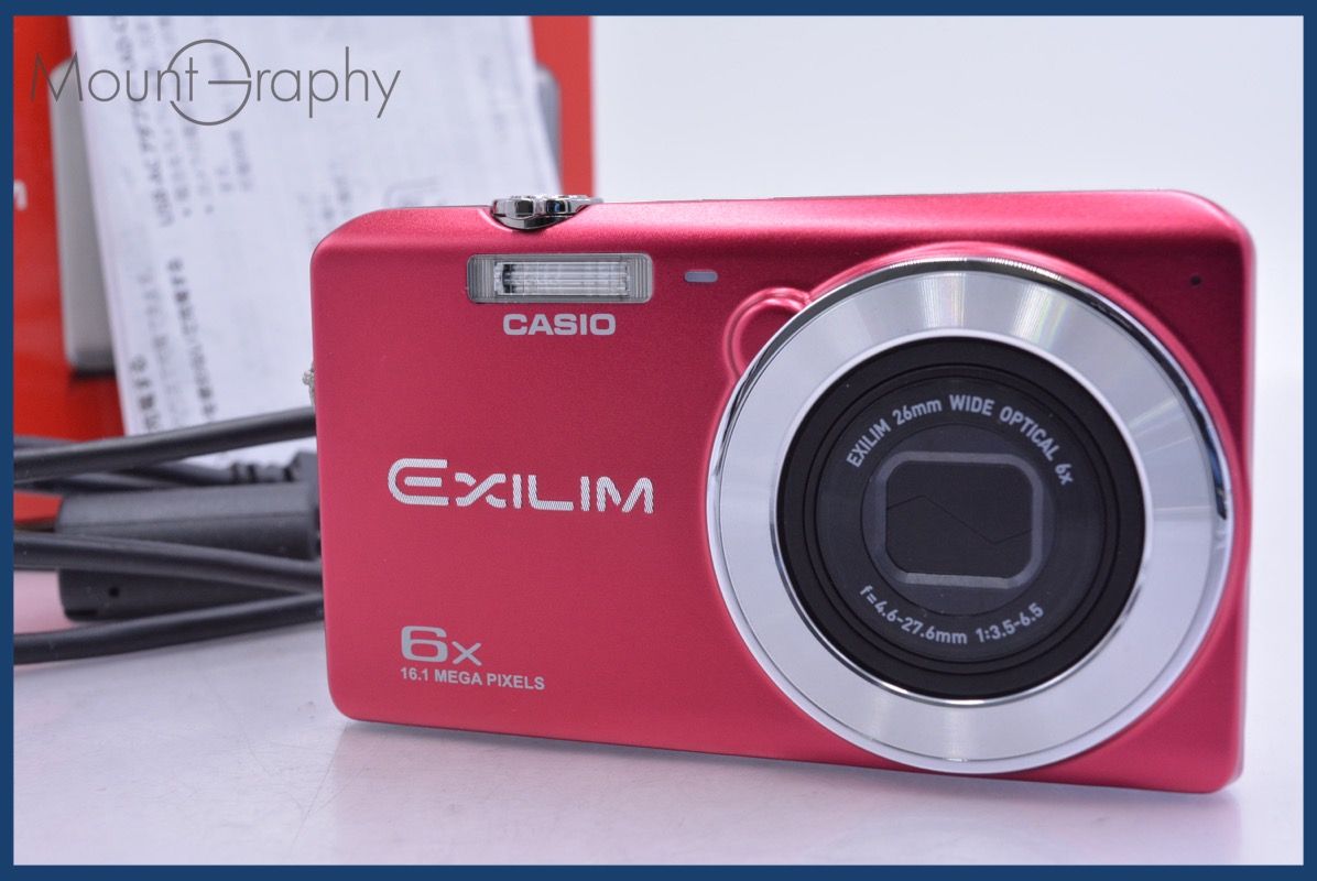動作確認済】CASIO EXILIM EX-ZS27 RED カメラ 【動作保証】 カシオ
