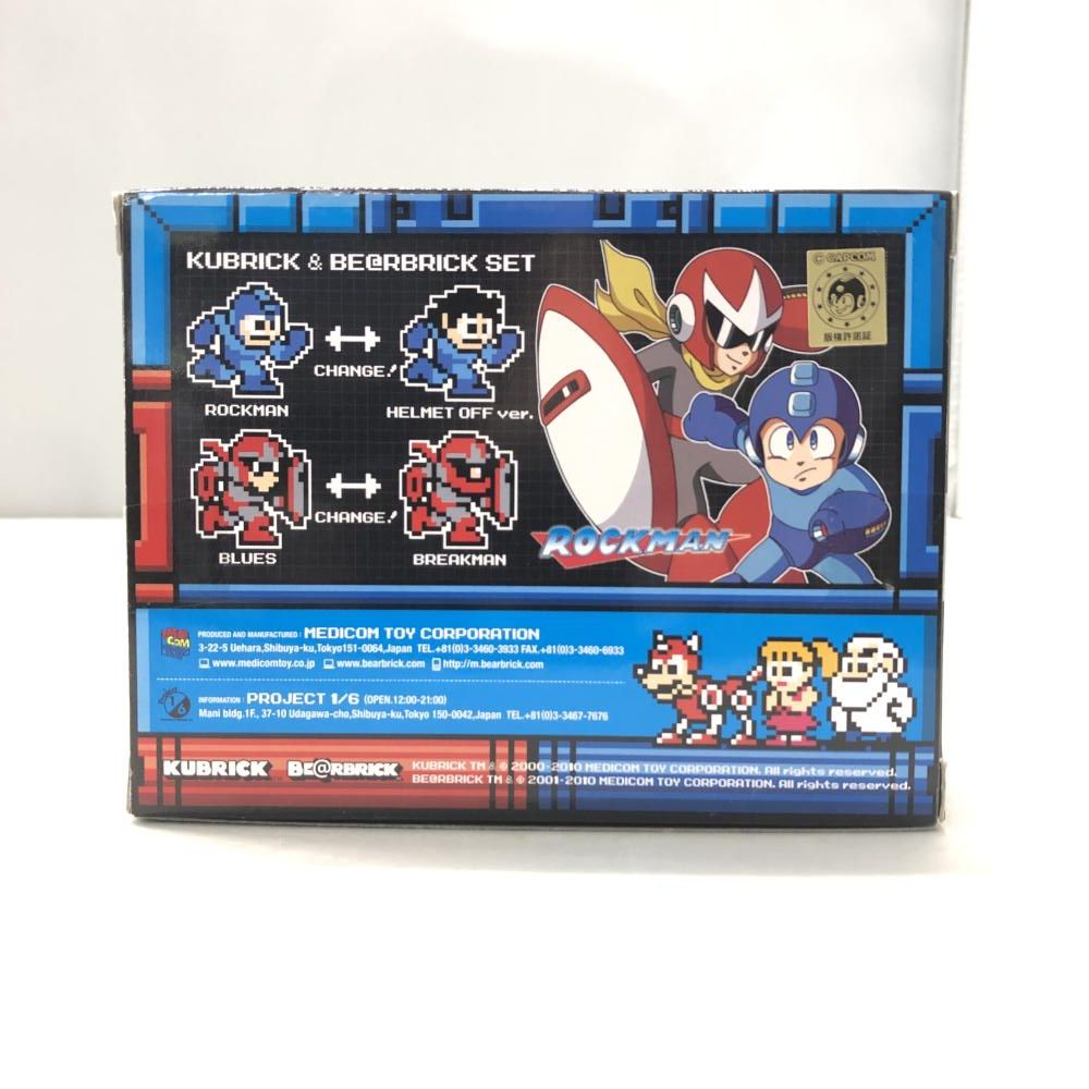 中古】カプコン ROCKMAN KUBRICK ＆ 1UP BE＠RBRICK セット ロックマン