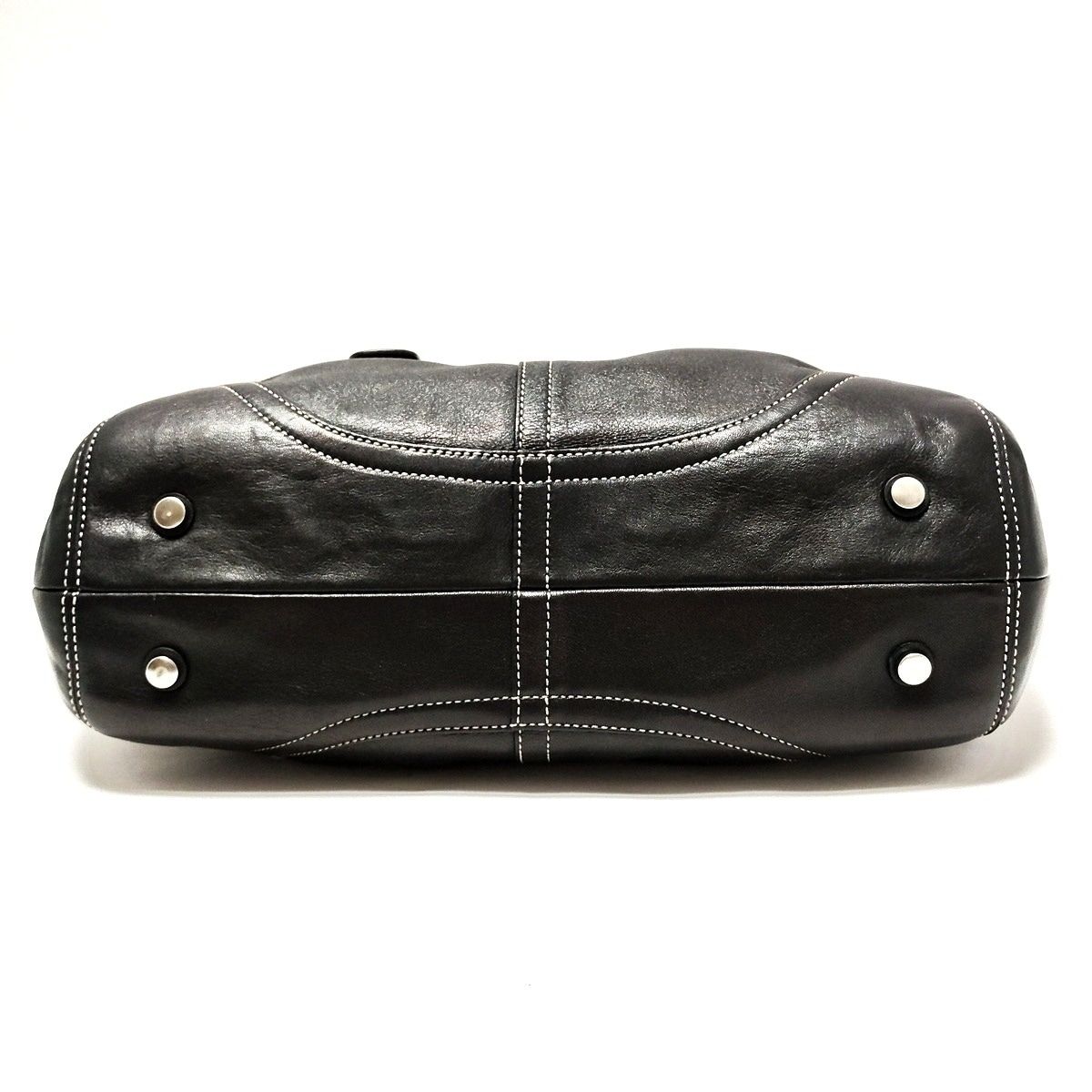 COACH(コーチ) ショルダーバッグ レザーフラップサッチェル 9636 黒