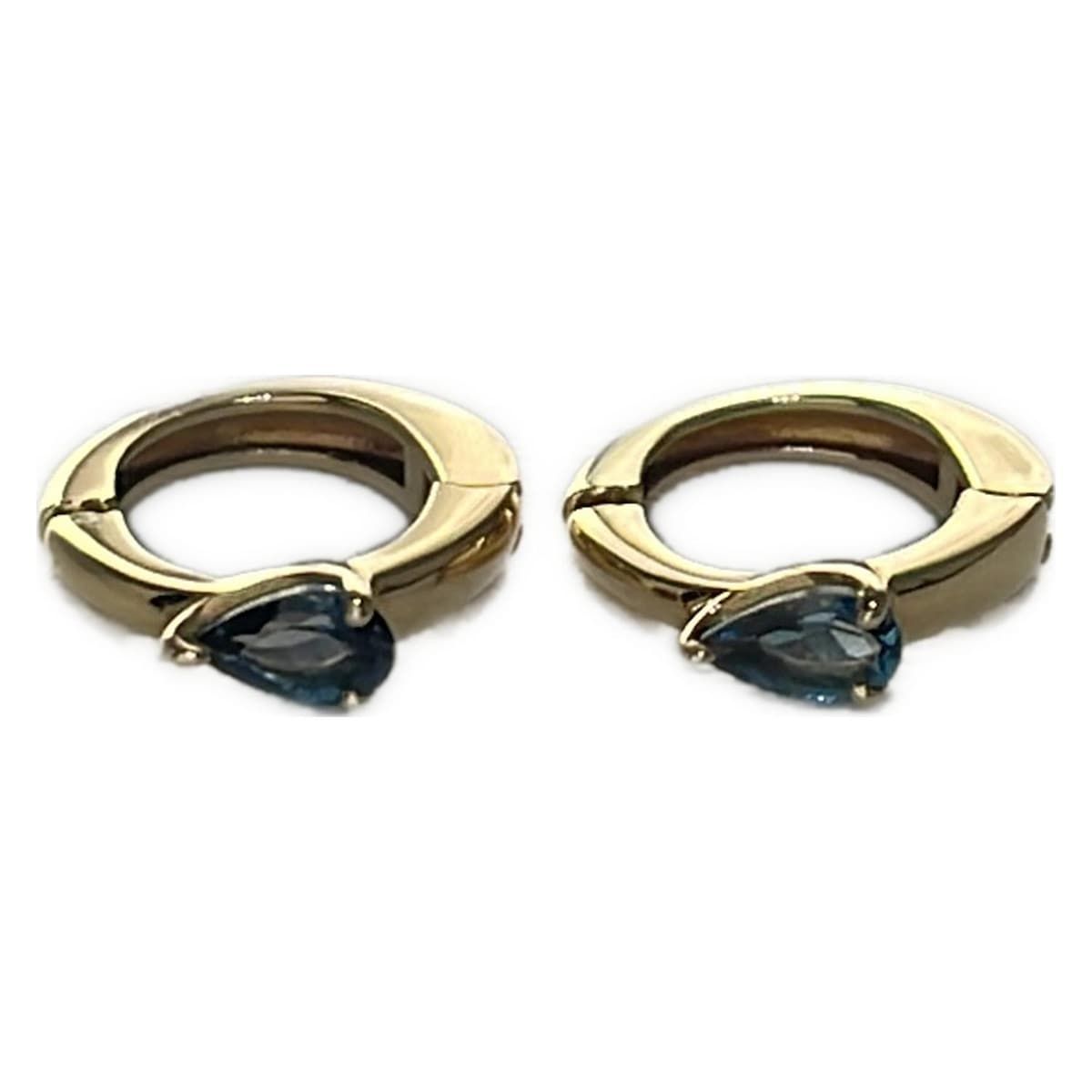 STAR JEWELRY(スタージュエリー) ピアス美品 - K10×ブルートパーズ