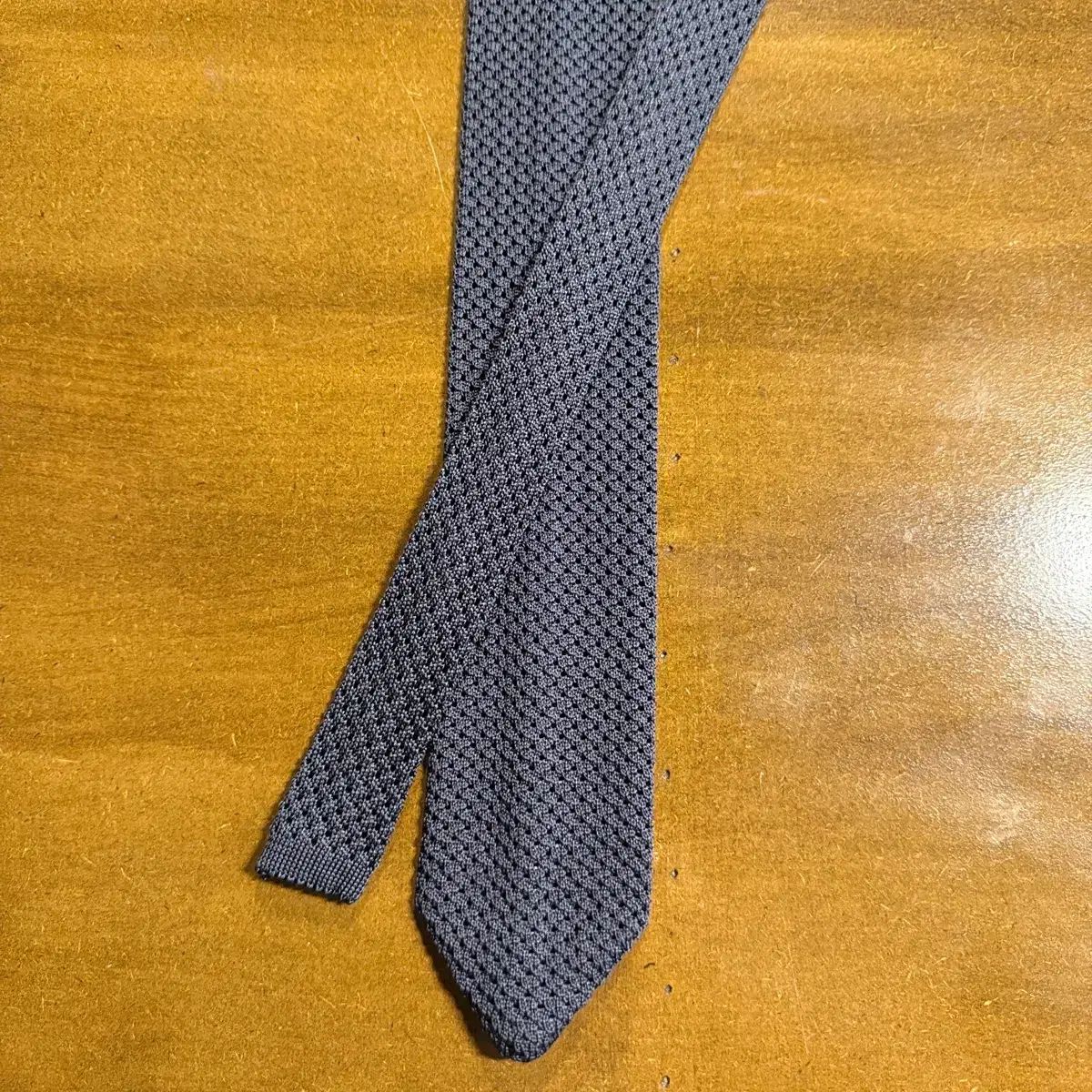 BRUNELLO CUCINELLI ブルネロクチネリ ニット ネック タイ チャコール