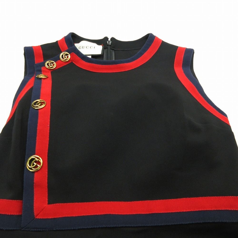 GUCCI グッチ インターロッキングボタン ジャージードレス ワンピース