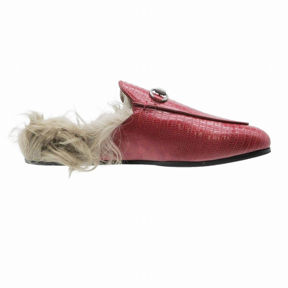 未使用品 GUCCI グッチ DIY リザード スリッポン ローファー プリンス