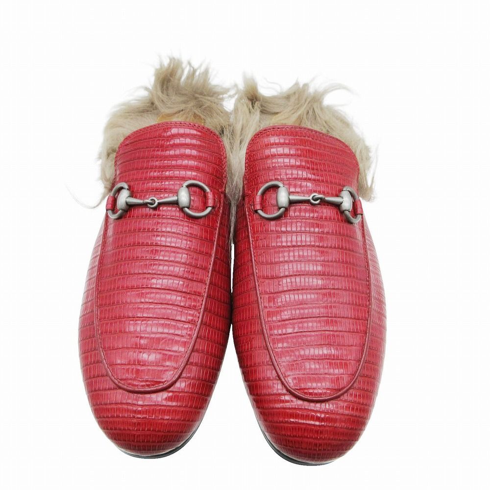 未使用品 GUCCI グッチ DIY リザード スリッポン ローファー プリンス