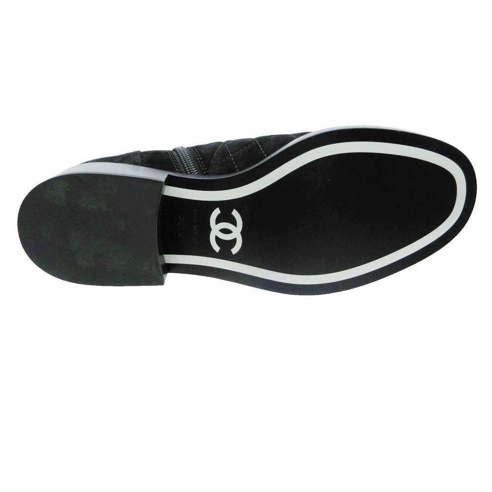 未使用品 CHANEL シャネル G36763 スエード ココマーク ターンロック