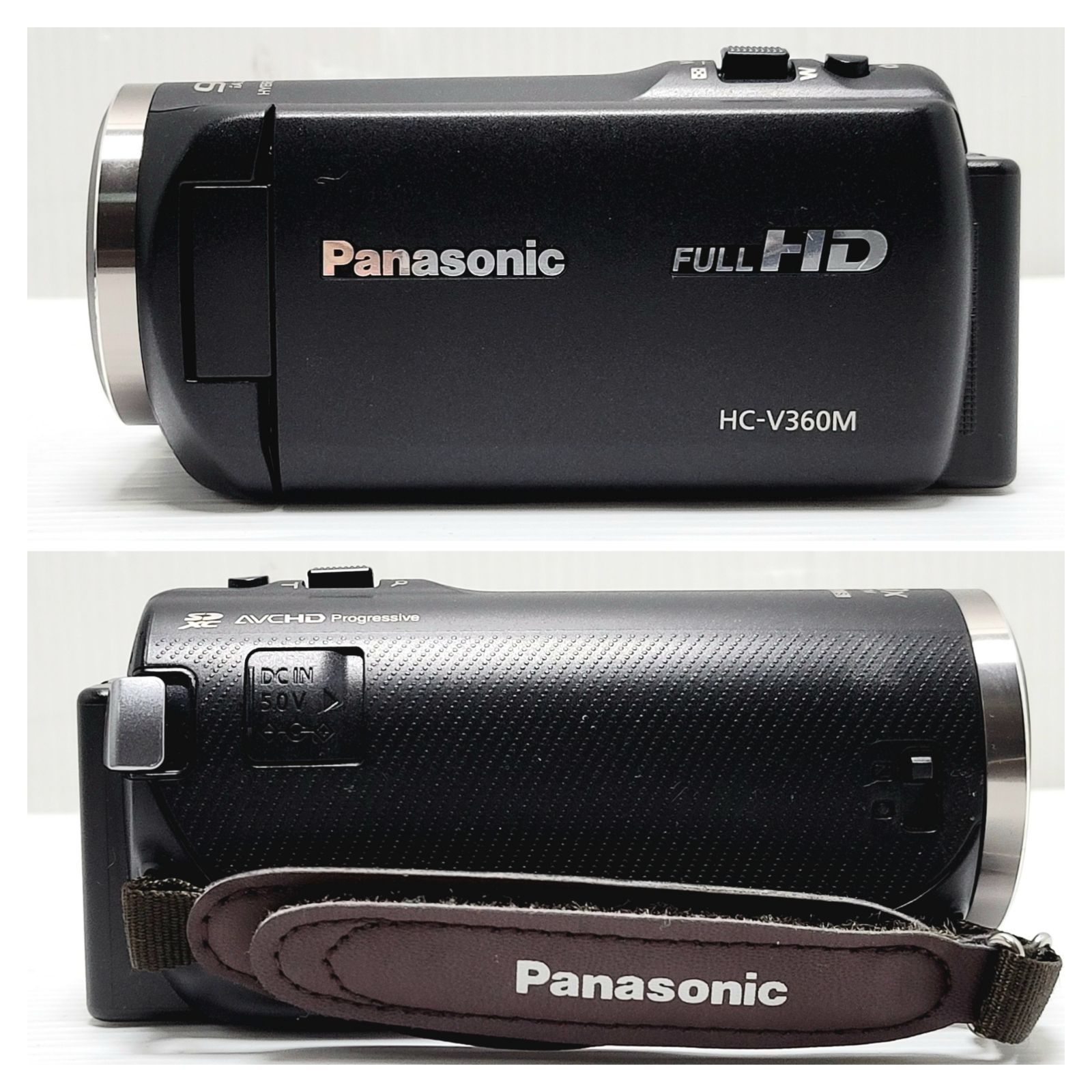 正常動作品】Panasonic フルHD ビデオカメラ HC-V360M ブラック 2015年
