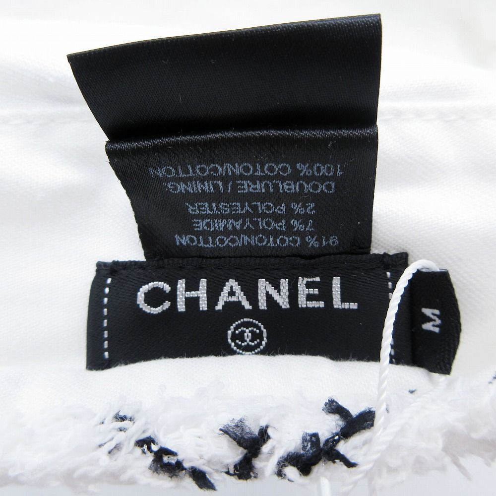 未使用品 CHANEL シャネル ツイード チェック柄 ベレー帽 キャップ