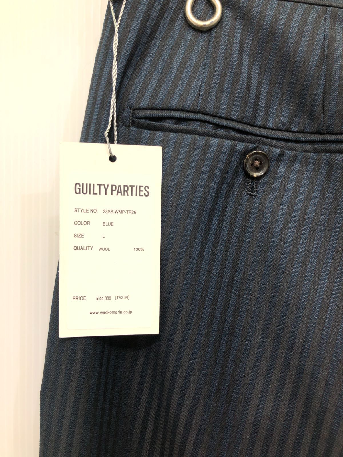 WACKO MARIA × DORMEUIL ワコマリア ドーメル PLEATED TROUSERS (TYPE