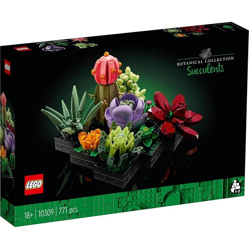 レゴ LEGO ボタニカル 多肉植物 おもちゃ 玩具 プレゼント ブロック 男性 女性 観葉植物 フェイクグリーン インテリア オシャレ 母 父 10309