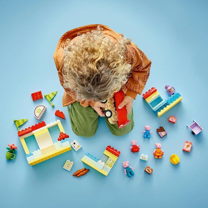  レゴ LEGO デュプロ ペッパピッグ スーパーマーケットでおかいもの おもちゃ 玩具 プレゼント ブロック 知育 男の子 女の子 子供 1歳半 2歳 4歳 幼児 ごっこ遊び おままごと 10434 その他 ぬいぐるみ