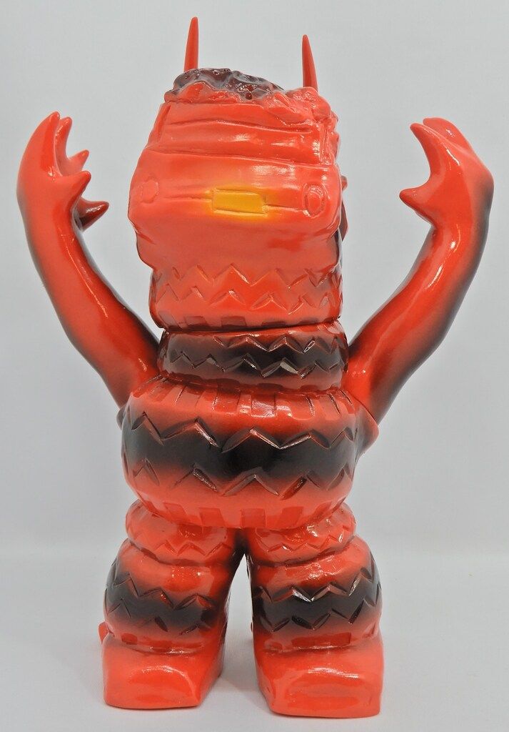 復刻堂 復刻昭和の大怪獣 スモゴン(赤成型、ブラックスプレー、金目