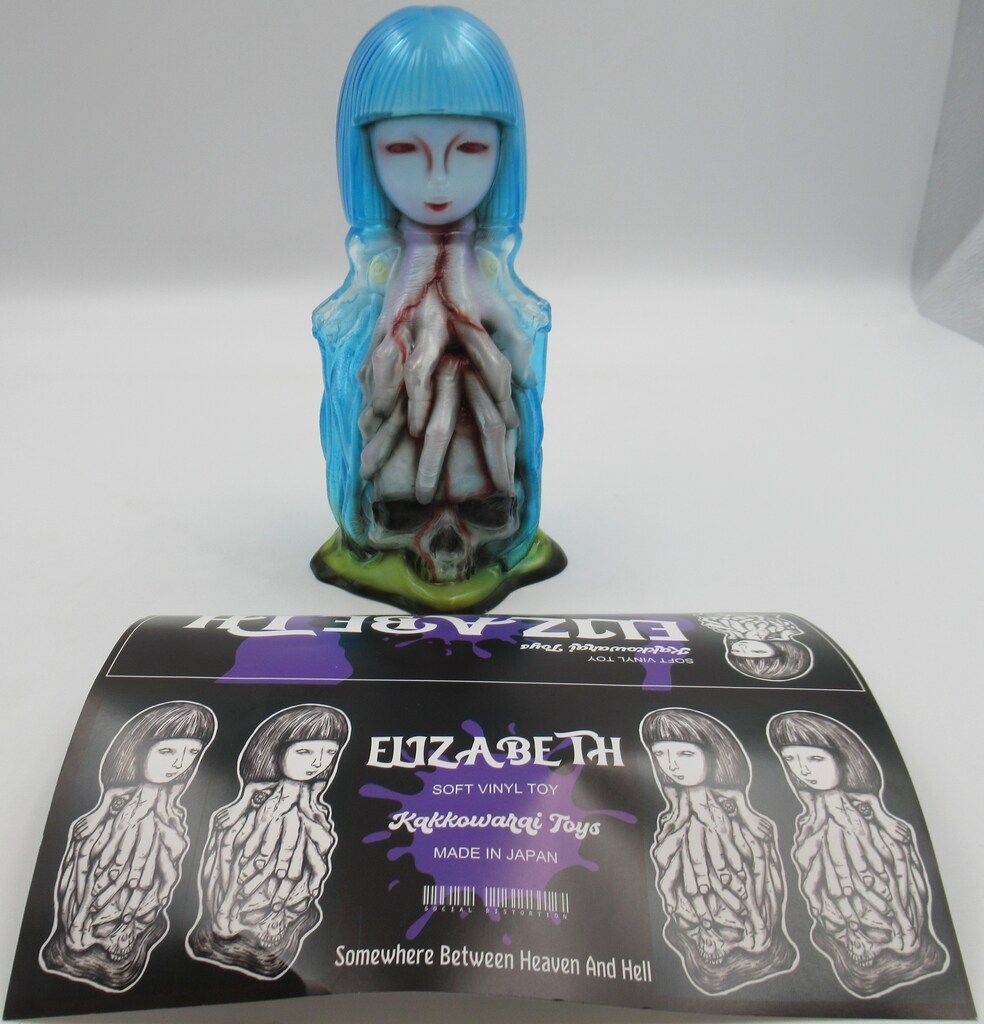 かっこわらい雑貨店 ELIZABETH クリア成型/青髪/黄 - メルカリ