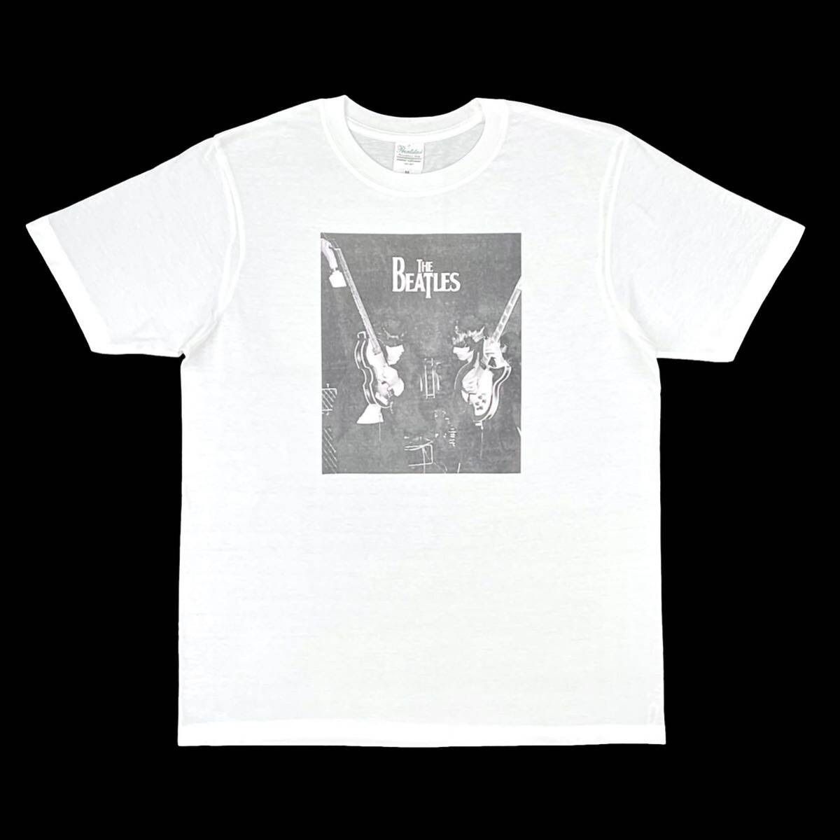 オリジナル Tシャツ ビートルズ ロゴ ジョンレノン ギター ポール