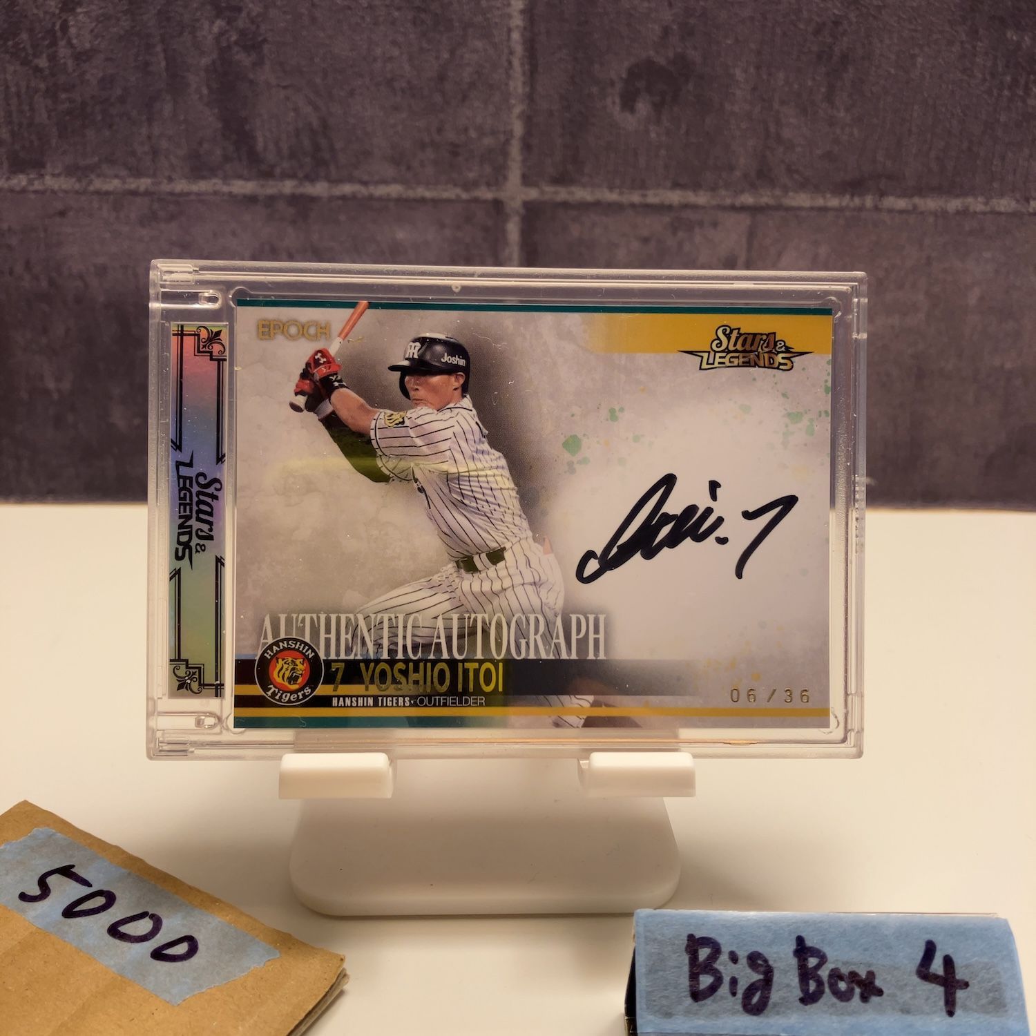 2024 Epoch STARS & LEGENDS 糸井嘉男 06/36 直筆サインカード 阪神