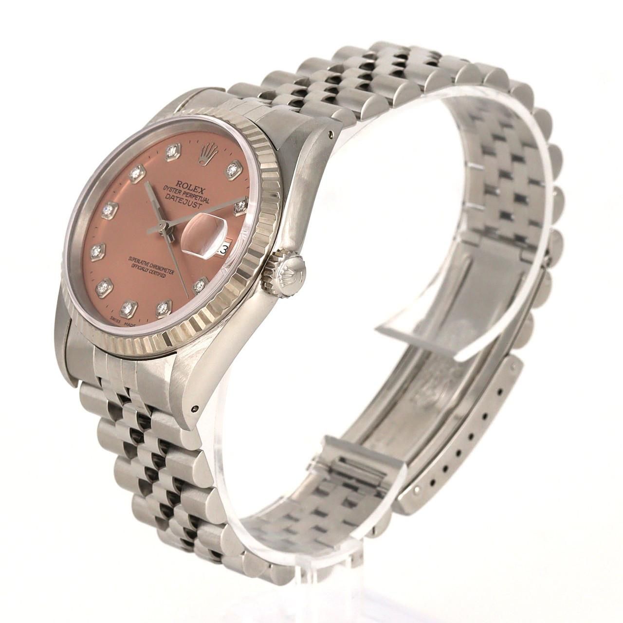 ロレックス デイトジャスト 16234G SSxWG 自動巻 X番 - メルカリ