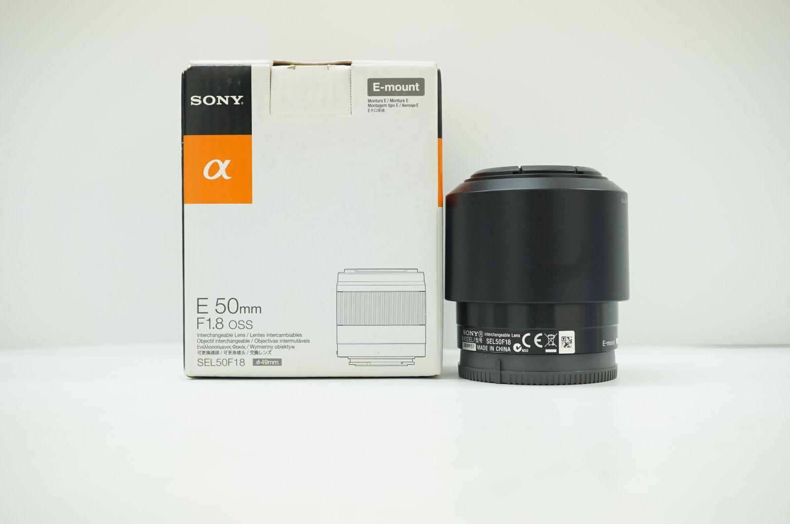 L151436-2)SONY ソニー E 50mm F1.8 OSS SEL50F18 （ブラック） - メルカリ