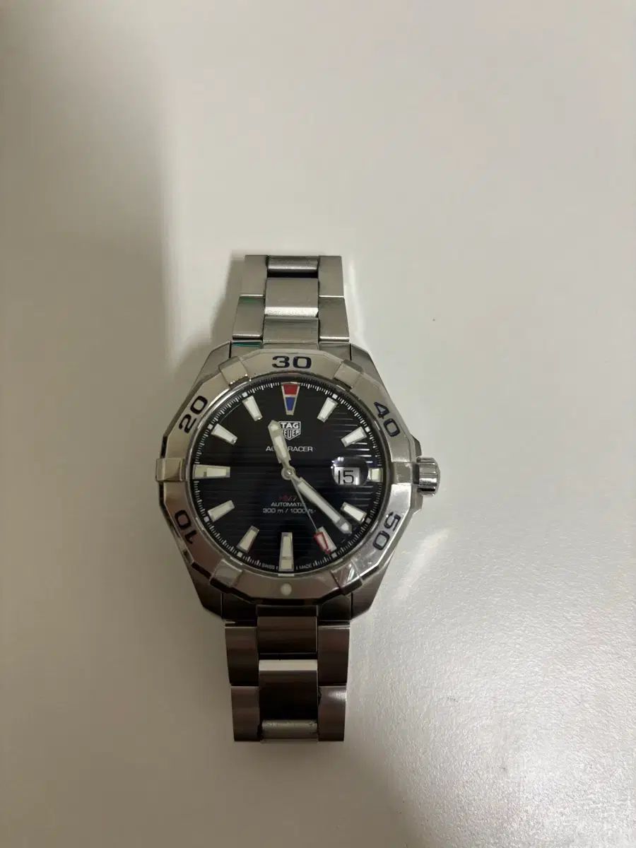  タグ ホイヤー アクアレーサー ソン フンミン エディション テーパードデニム 自動巻き時計 腕時計(アナログ)