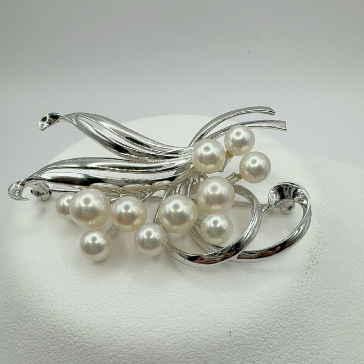 ミキモト MIKIMOTOブローチ - メルカリ