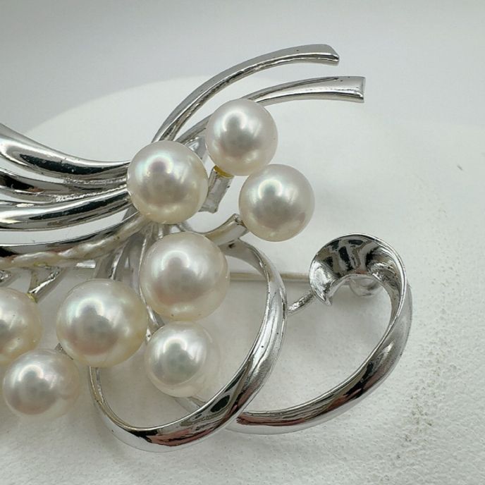 ミキモト MIKIMOTOブローチ - メルカリ