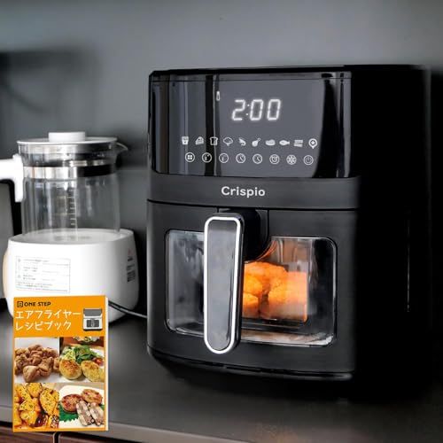 この一台で 手軽に多彩な料理を clasimple ノンフライヤー 6 3 L 大型 電気フライヤー エアフライヤー タッチパネル 温度調整 揚げ物 惣菜 家庭用 可視窓 e 90 d 86 f
