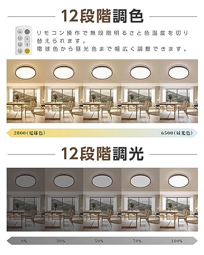 ｈｉｄｅｍａｓａ シーリングライト led 照明器具 節電対策 電気 照明 10畳 LEDシーリングライト リモコン 木目 天然木 北欧 明るい 多段階調光 調色 ライト省エネ 天井照明 リビング 寝室 和室 洋室 インテリア おしゃれ イ d 3 f 6706