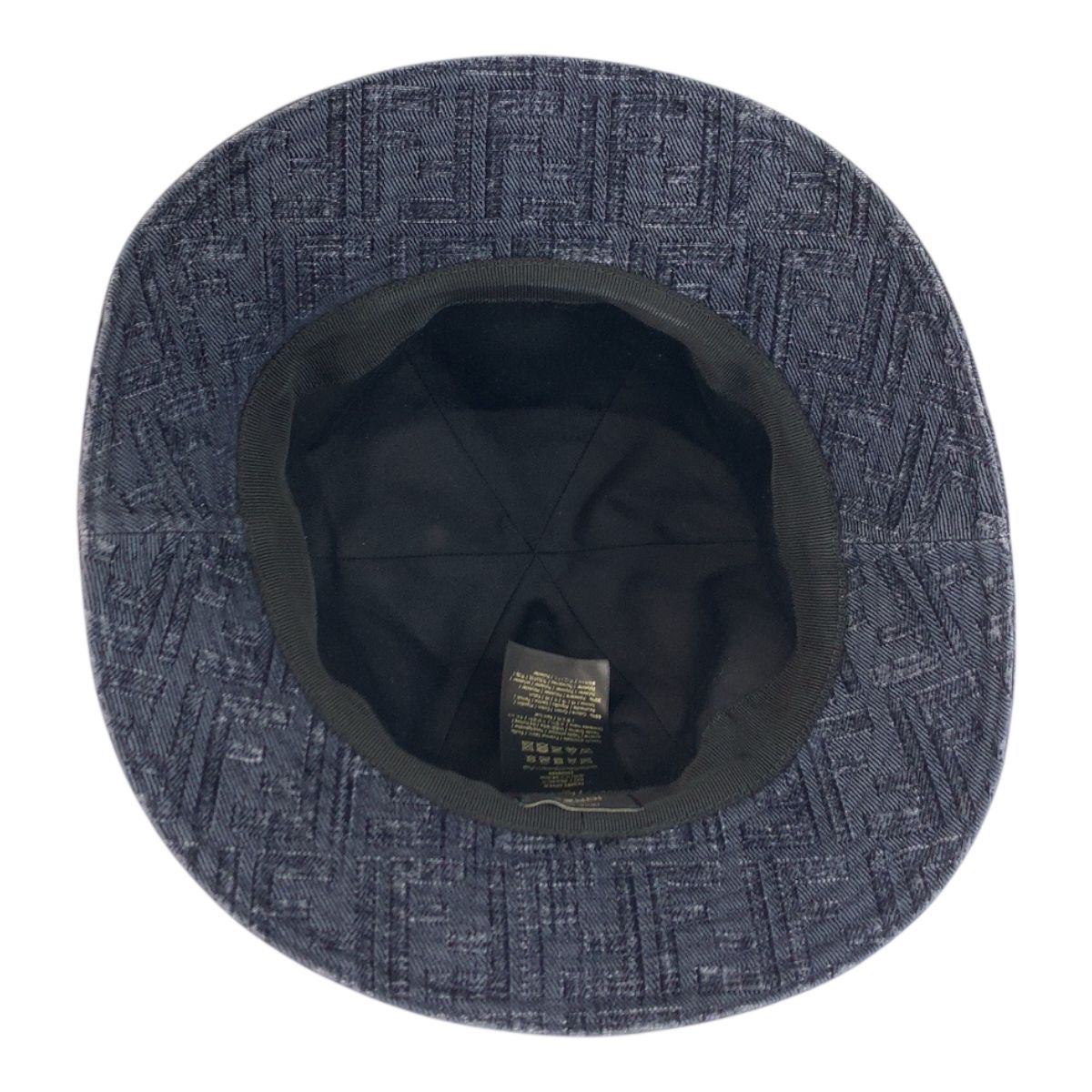 美品 FENDI フェンディ ズッカ サイズM ネイビー コットン