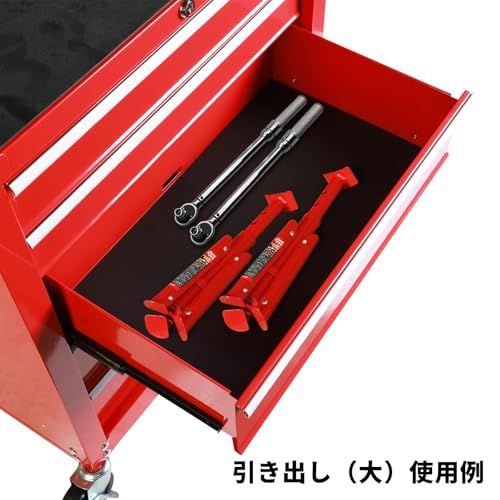 レッド|キャスター付き