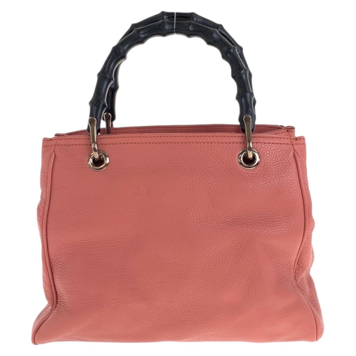 美品 GUCCI グッチ バンブー ピンク ゴールド金具 レザー 336032