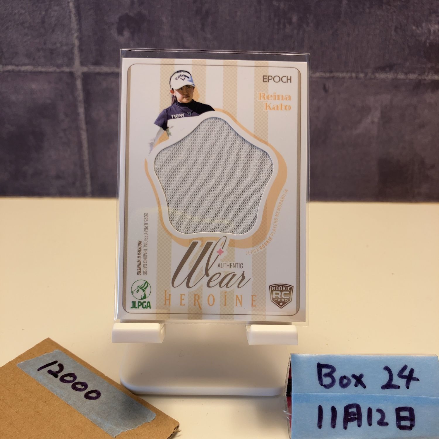 2025 EPOCH 加藤麗奈 Rena Kato 02 12 Heroine JLPGA 女子プロゴルフ ウェア RC ルーキー Rookie カード
