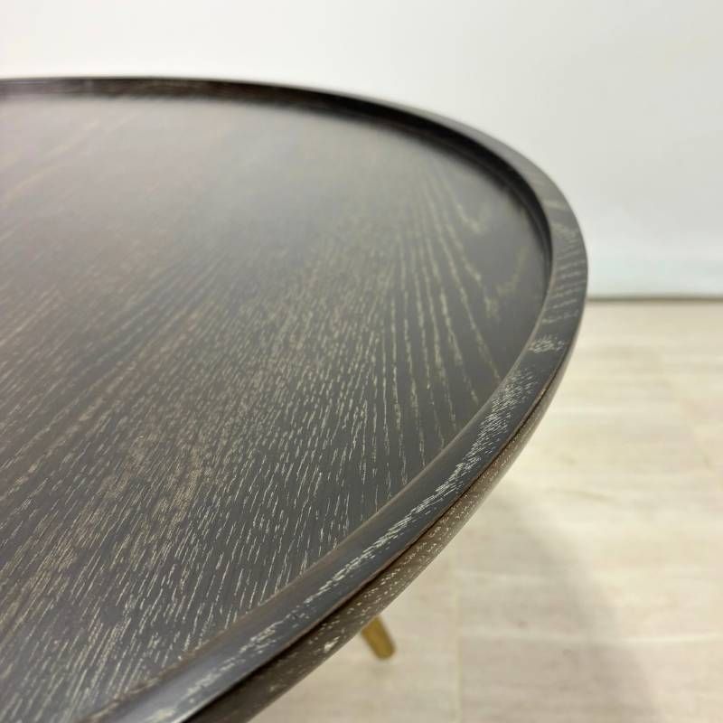 CRASH GATE / クラッシュゲート KNOT ANTIQUES BARK COFFEE TABLE 80cm