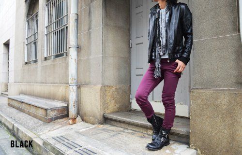 迅速に発送 ジーノ エンジニアブーツ ショートブーツ ドレープ ブーツ ライダースブーツ メンズ サイドジッパー ff 406 e 69