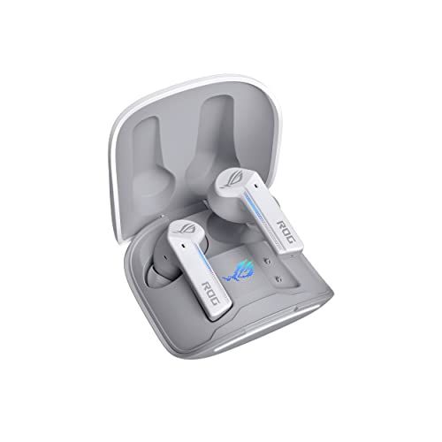 迅速に発送 ASUS ワイヤレス ゲーミングイヤホン ROG Cetra True Wireless 低遅延Bluetooth ノイズキャンセリング ワイヤレス充電ケース付き 最大27時間駆動 IPX 4防水 ホワ afafb 7 b 5