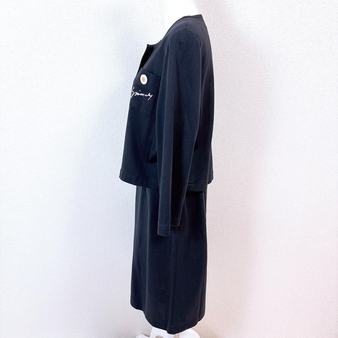 GIVENCHY ノーカラースカートセットアップ 13 ネイビー - メルカリ