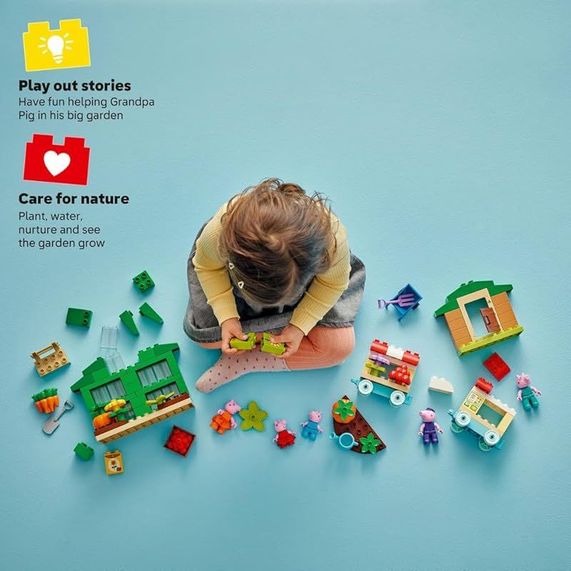  レゴ LEGO デュプロ ペッパピッグ グランパピッグの畑と温室 おもちゃ 玩具 プレゼント ブロック 知育 男の子 女の子 子供 1歳半 2歳 4歳 幼児 10461 その他 ぬいぐるみ
