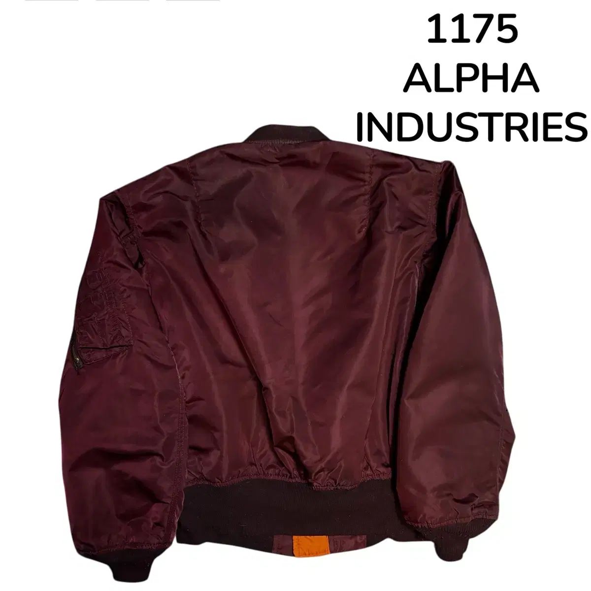 アルファインダストリーズ リバーシブル バーガンディ MA-1 M - メルカリ