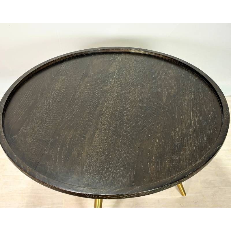 CRASH GATE / クラッシュゲート KNOT ANTIQUES BARK COFFEE TABLE 60cm