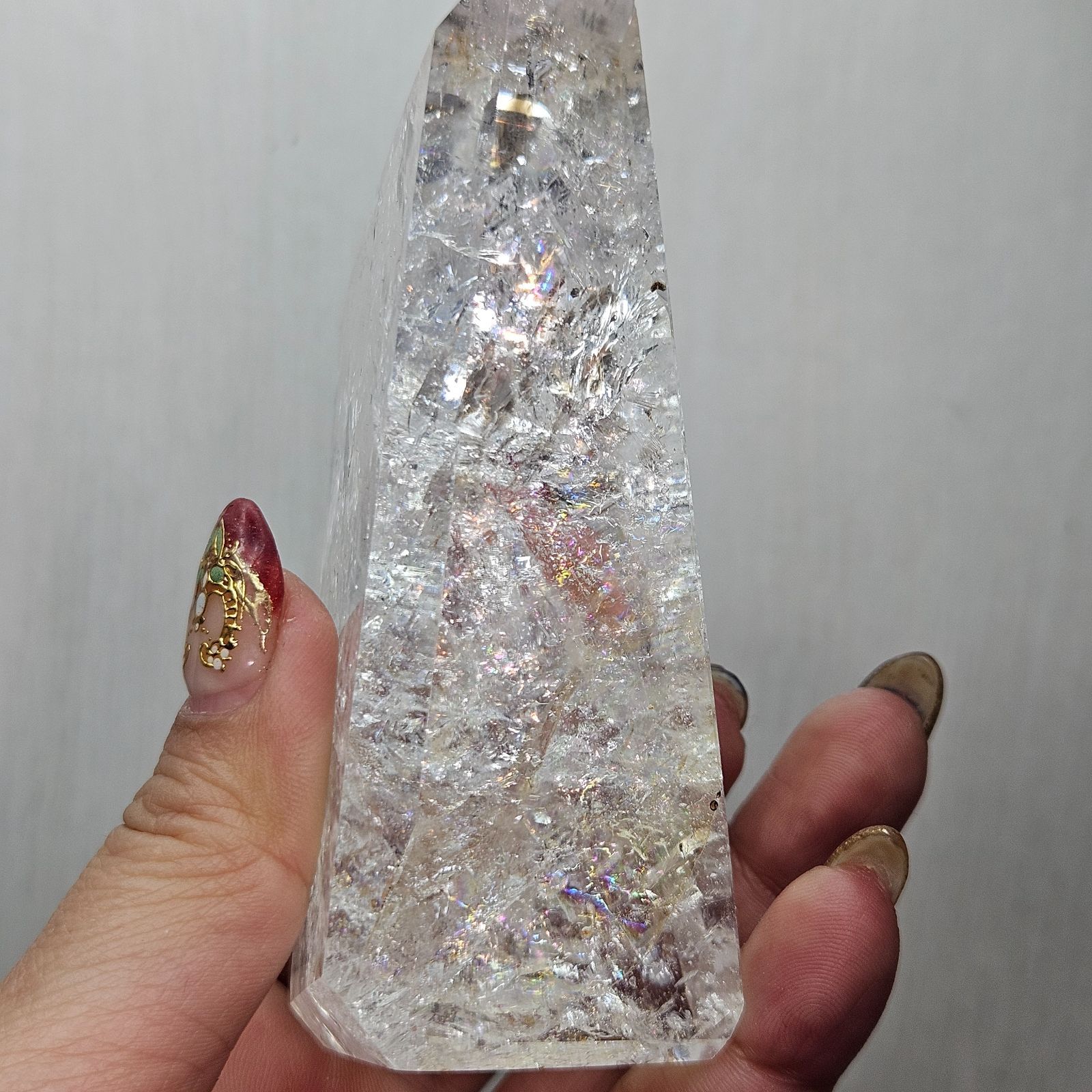 虹だらけ🌈水晶✨フリーフォーム✨ - メルカリ