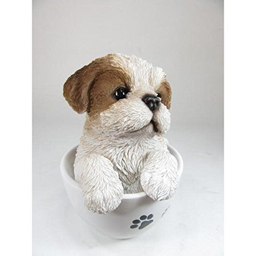 新着商品】ドッグオーナメント アニマルオブジェ シーズー 東洋石創