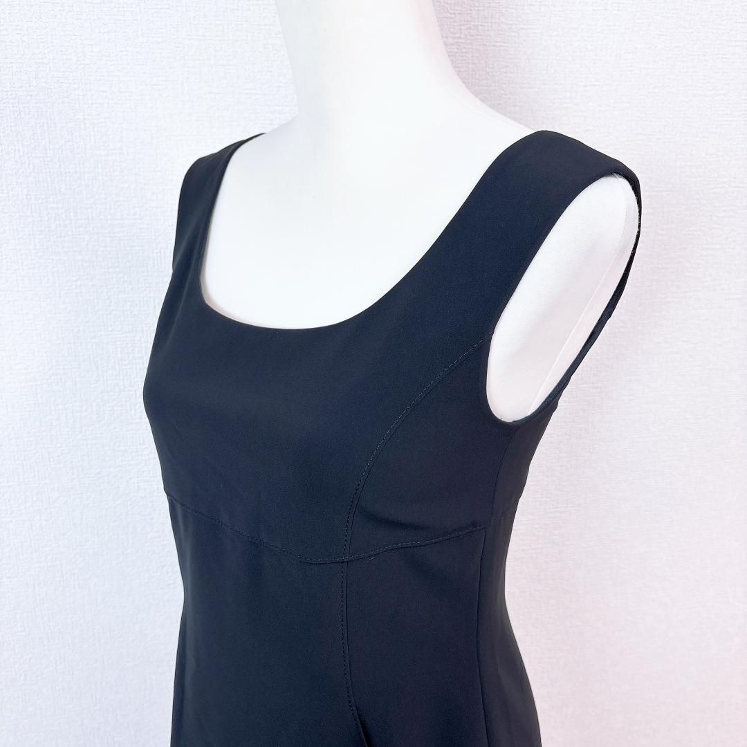 美品】FOXEY NEW YORK ノースリーブワンピース 40 無地ネイビー - メルカリ