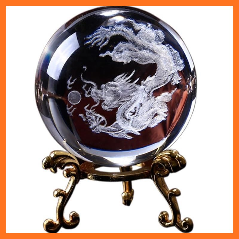 新品】 Aristal 龍の玉【金運・浄化に最強の開運置物】水晶 五爪の龍