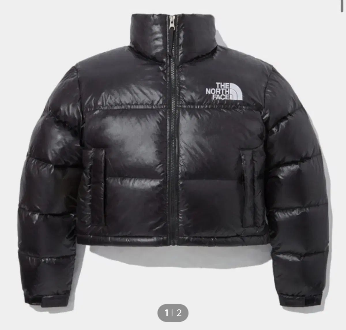 レディース ヌプシ クロップド 光沢 ショートダウン ジャケット