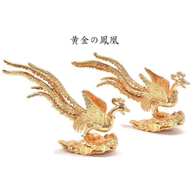 新品】 金の鳳凰 お香立て 置物 フェニックス 開運 装飾品 (pont du