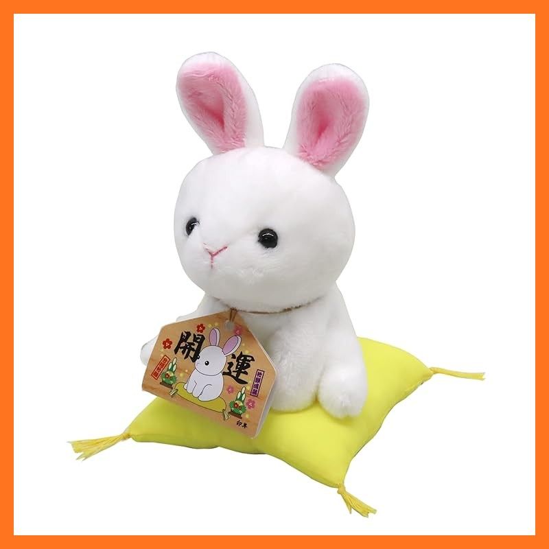 新品】 シーズプロダクツ 2023年 干支 うさぎ 開運招き 卯(黄)良い年で