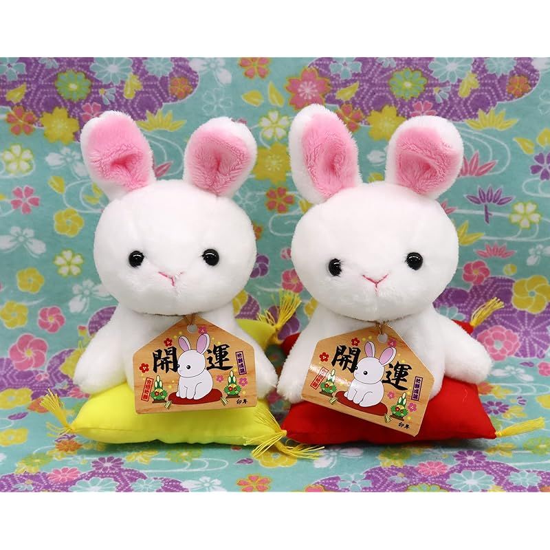 新品】 シーズプロダクツ 2023年 干支 うさぎ 開運招き 卯(黄)良い年で