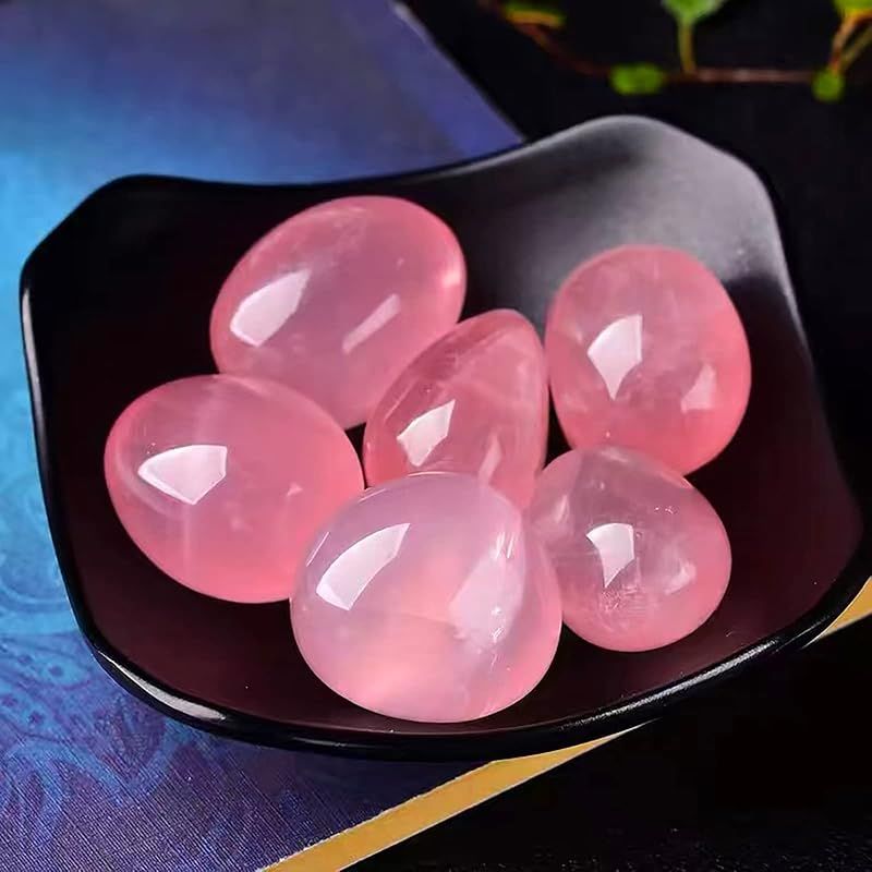 新品】 完全天然水晶 ローズクォーツ 原石 1個 厳選 上? さざれ石