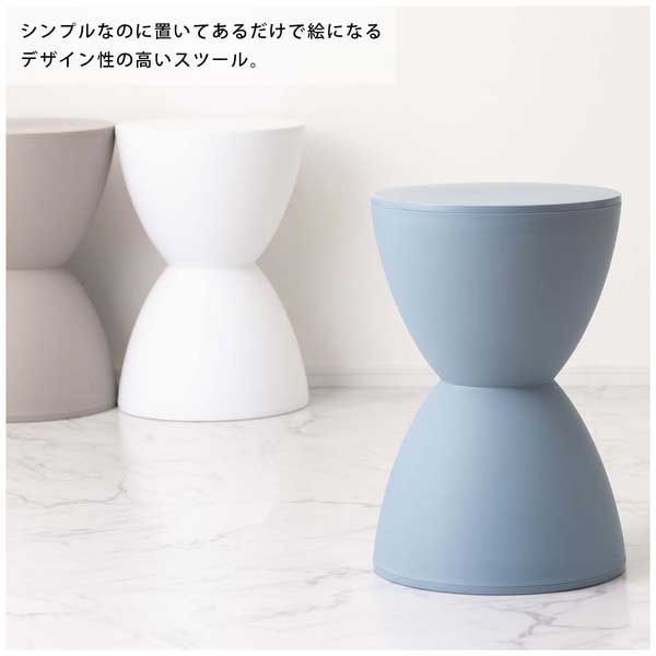 ポリプロピレン製の軽量マルチスツール（サイドテーブル・花台）「φ29